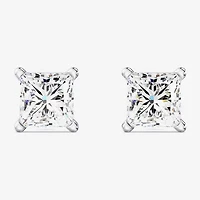 1 3/8 CT. T.W. Lab-Grown (G / Si1-Si2) Diamond Princess-cut Stud Earrings 10K or 14K Gold
