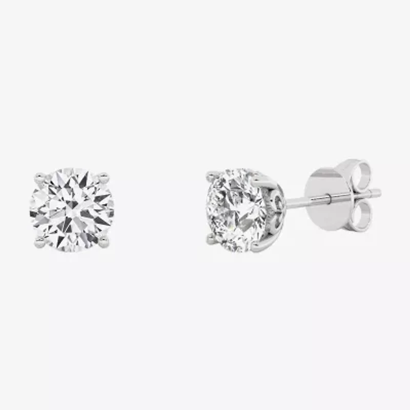 Grown Gorgeous (F, Vs2) 1 1/10 CT. T.W. Lab-Grown Diamond 14K Gold or Platinum 6.1mm Round Stud Earrings