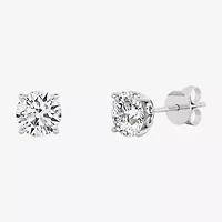Grown Gorgeous (F, Vs2) 1 1/10 CT. T.W.  Lab-Grown Diamond 14K Gold or Platinum 6.1mm Round Stud Earrings