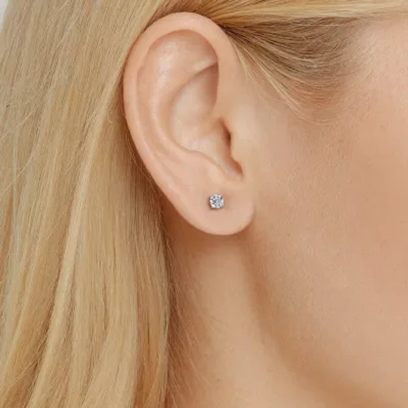 Grown Gorgeous (F, Vs2) 1 1/10 CT. T.W.  Lab-Grown Diamond 14K Gold or Platinum 6.1mm Round Stud Earrings