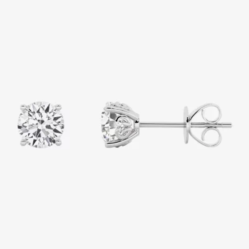 Grown Gorgeous (F, Vs2) 1 1/10 CT. T.W.  Lab-Grown Diamond 14K Gold or Platinum 6.1mm Round Stud Earrings
