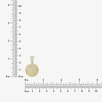 Basketball Mens 1/5 CT. Natural White Diamond 10K Gold Pendant