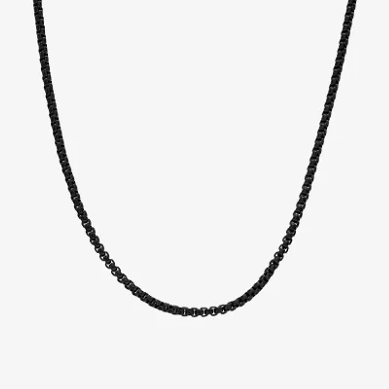 Mens 3.5mm Stainless Steel Box Chain