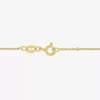 Miraculous(G-H, Si2-I1) Womens 1/4 CT. T.W. Lab Grown White Diamond 14K Gold Over Silver Round 18 Inch Pendant Necklace