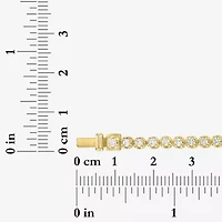 (G-H / Si2-I1) Womens 2 CT. T.W. Lab Grown White Diamond Sterling Silver 7.25 Inch Tennis Bracelet