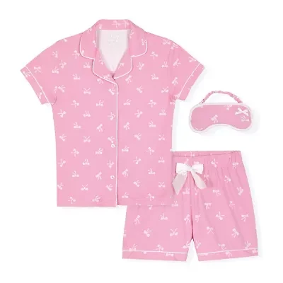 Sleep On It Little & Big Kid Girls Short Sleeve 2-pc. Pajama Sets