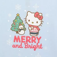 Girls Crew Neck Short Sleeve Hello Kitty Graphic T-Shirt