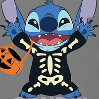 Disney Collection Little & Big Kid Boys Crew Neck Short Sleeve Regular Fit Lilo Stitch Graphic T-Shirt
