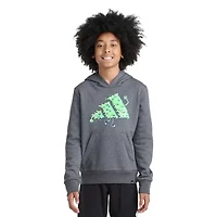 adidas Big Kid Boys Long Sleeve Fleece Active Hoodie