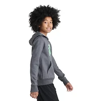 adidas Big Kid Boys Long Sleeve Fleece Active Hoodie