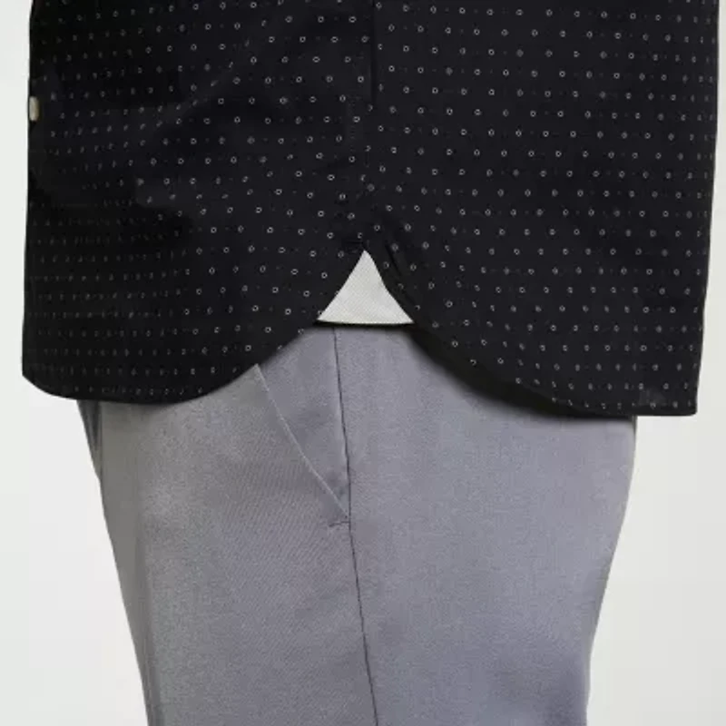 Van Heusen Everyday Defense Mens Long Sleeve Slim Fit Button-Down Shirt