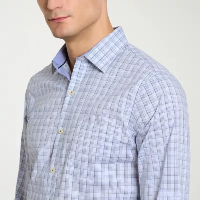 Van Heusen Originals Mens Long Sleeve Slim Fit Button-Down Shirt