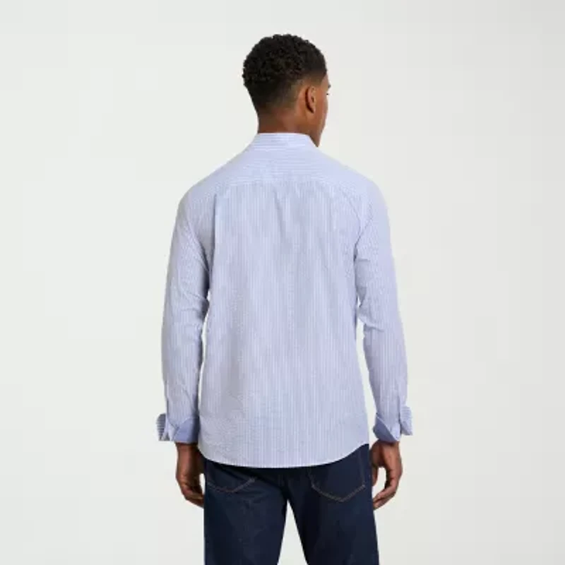 Van Heusen Originals Mens Long Sleeve Slim Fit Button-Down Shirt