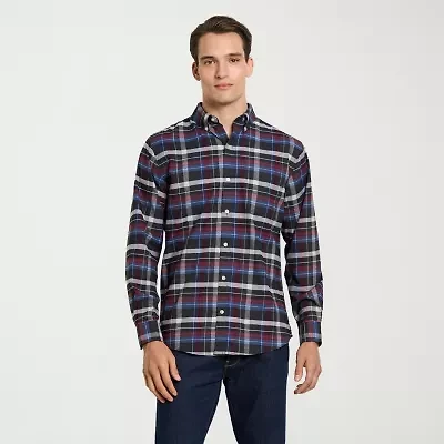 Van Heusen Weekend Mens Long Sleeve Regular Fit Button-Down Shirt