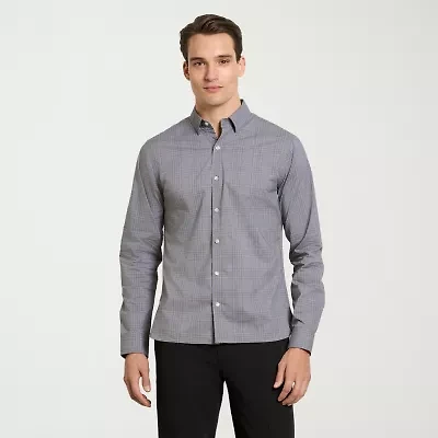Van Heusen Weekend Mens Long Sleeve Regular Fit Button-Down Shirt