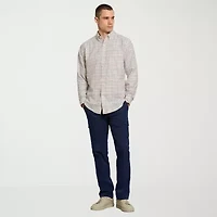 Van Heusen Weekend Mens Long Sleeve Regular Fit Button-Down Shirt