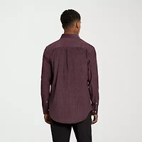 Van Heusen Weekend Mens Long Sleeve Regular Fit Wrinkle Free Button-Down Shirt