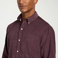 Van Heusen Weekend Mens Long Sleeve Regular Fit Wrinkle Free Button-Down Shirt