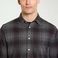 Van Heusen Performance Mens Long Sleeve Slim Fit Button-Down Shirt