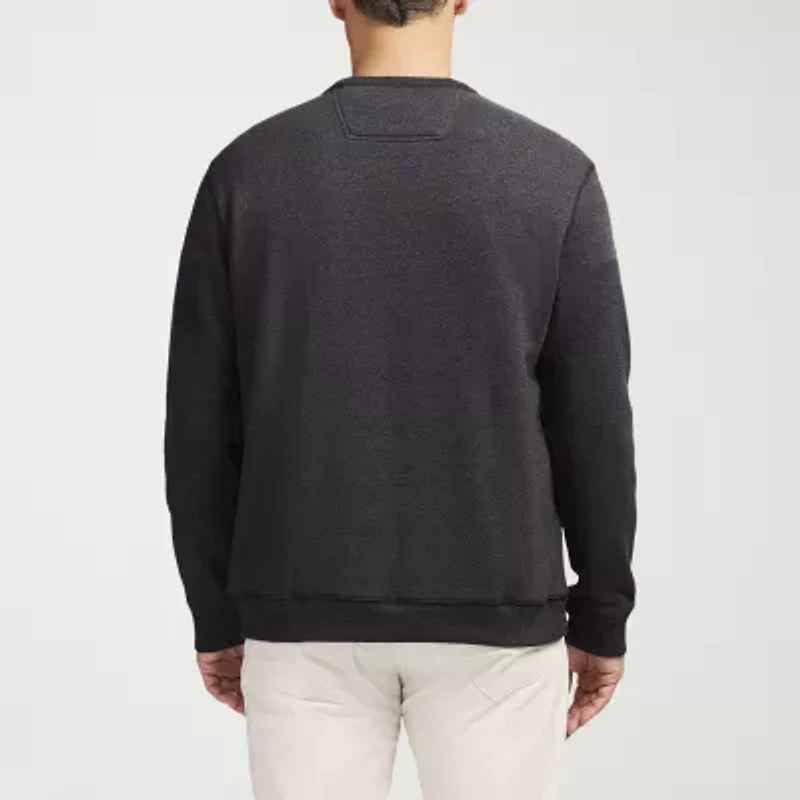 IZOD Advantage Performance Mens Crew Neck Long Sleeve Sweatshirt
