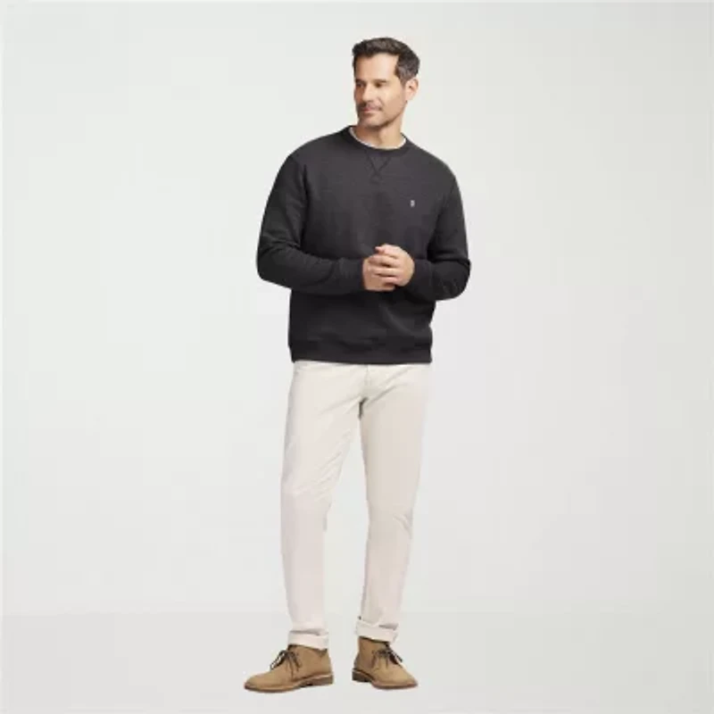 IZOD Advantage Performance Mens Crew Neck Long Sleeve Sweatshirt