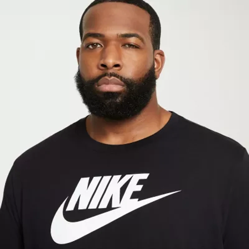 Nike Mens Crew Neck Short Sleeve Regular Fit Big and Tall Graphic T-Shirt