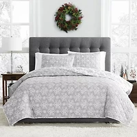 Brooklyn Loom Let It Snow 3-pc. Reversible Quilt Set