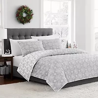 Brooklyn Loom Let It Snow 3-pc. Reversible Quilt Set