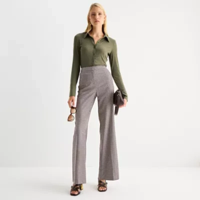 Worthington Womens Fit and Flare Pant