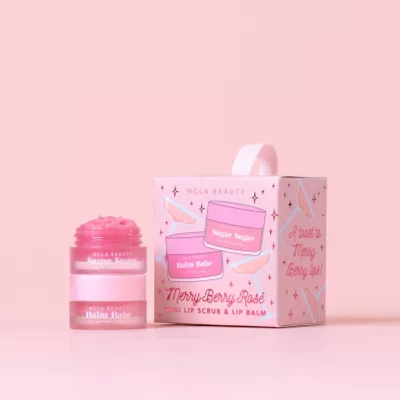 NCLA Beauty Merry Berry Rose Ornament Lip Set