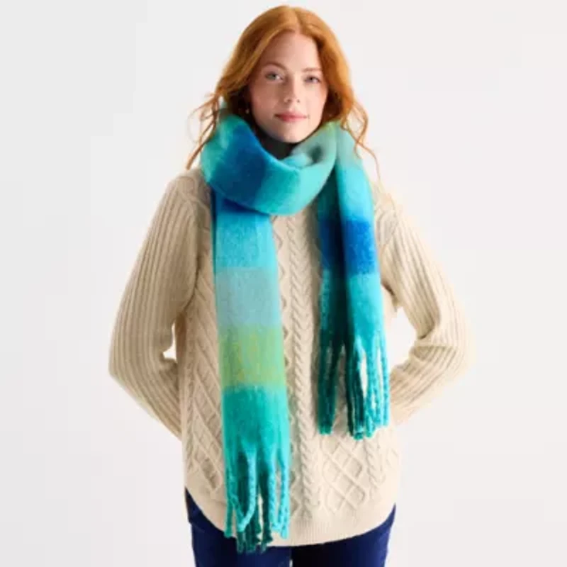 St. John's Bay Plaid Scarf