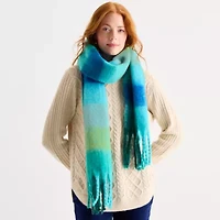 St. John's Bay Plaid Scarf