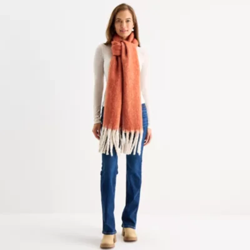 a.n.a Extreme Fringe Wrap Scarf
