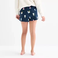North Pole Trading Co. Polar Bear Womens Microfleece Matching Family Pajama Shorts