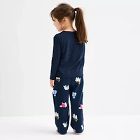 North Pole Trading Co. Polar Bear Toddler Unisex Crew Neck Long Sleeve 2-pc. Matching Family Pajama Sets