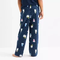 North Pole Trading Co. Little & Big Kid Unisex Microfleece Matching Family Pajama Pants