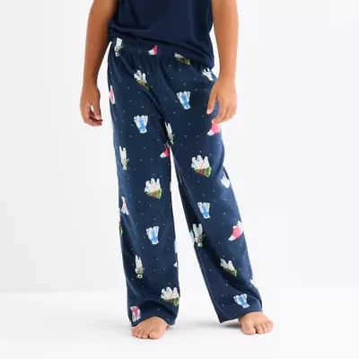 North Pole Trading Co. Little & Big Kid Unisex Microfleece Matching Family Pajama Pants