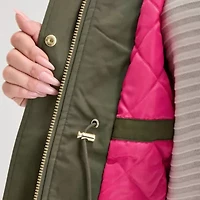 Liz Claiborne Womens Midweight Plus Anorak