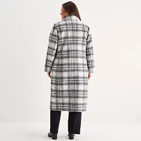 Liz Claiborne Womens Heavyweight Plus Car Coat