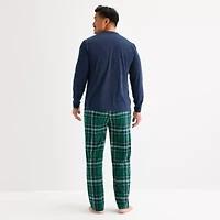 North Pole Trading Co. Mens Crew Neck Long Sleeve 2-pc. Matching Family Pajama Sets