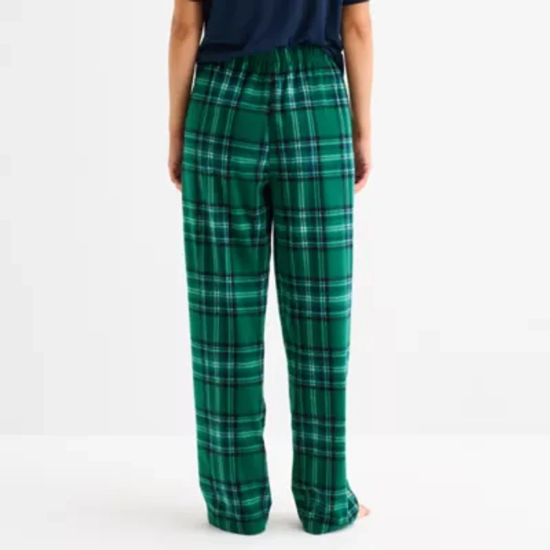 North Pole Trading Co. Sleigh Bells Ring Unisex Adult Microfleece Matching Family Pajama Pants