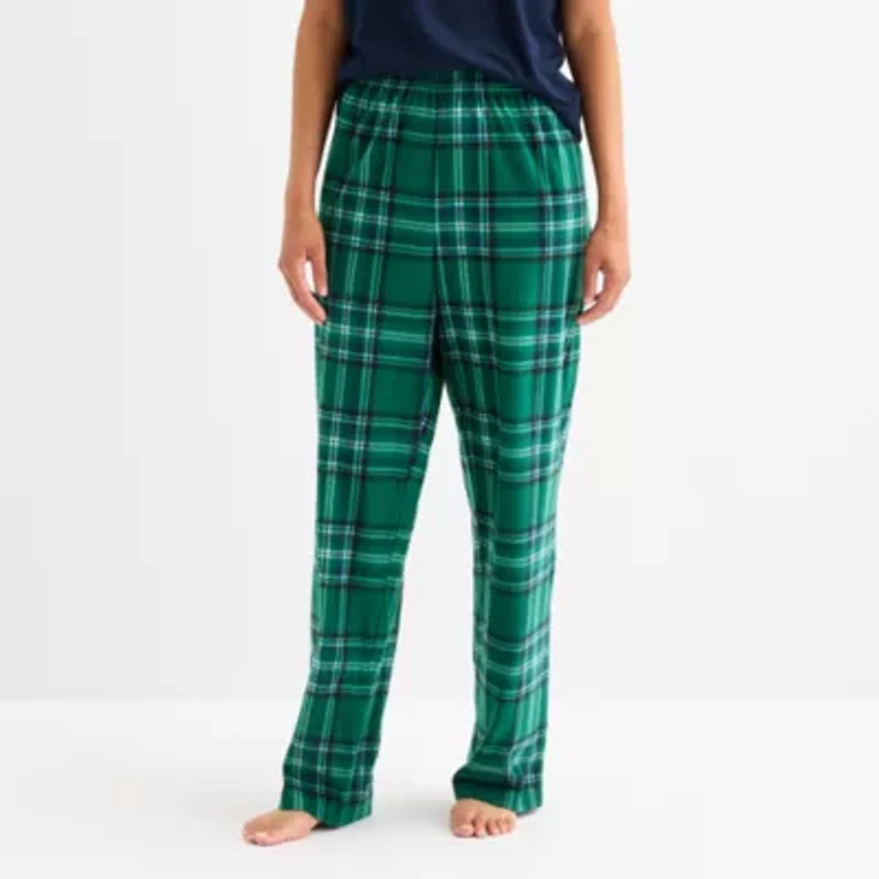 North Pole Trading Co. Sleigh Bells Ring Unisex Adult Microfleece Matching Family Pajama Pants