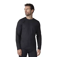 Free Country Mens Cloud Knit Crew Neck Long Sleeve Thermal Shirt