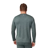 Free Country Mens Force Grid Crew Neck Long Sleeve Thermal Shirt