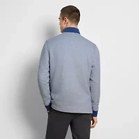 Van Heusen Essential Mens Long Sleeve Quarter-Zip Pullover Sweater
