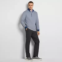 Van Heusen Essential Mens Long Sleeve Quarter-Zip Pullover Sweater