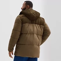 St. John's Bay Mens Hooded Heavyweight Big and Tall Puffer Jacket