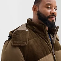 St. John's Bay Mens Hooded Heavyweight Big and Tall Puffer Jacket