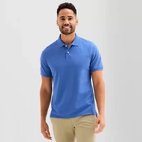 St. John's Bay Premium Stretch Mens Slim Fit Short Sleeve Polo Shirt