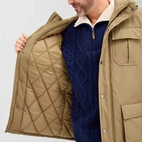 St. John's Bay Mens Hooded Hidden Access Opening Heavyweight Parka